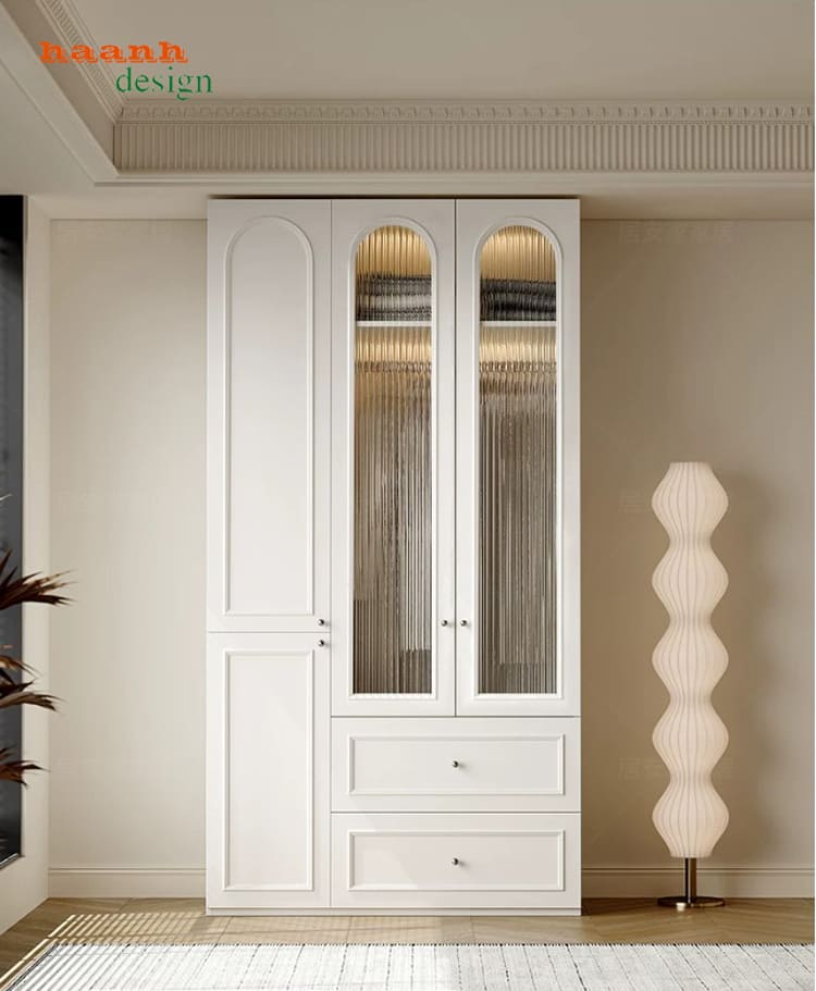 TAT 011 cấu hình nhỏ cánh kính Cấu hình tủ TAT 011 gọn kết hợp cánh kính