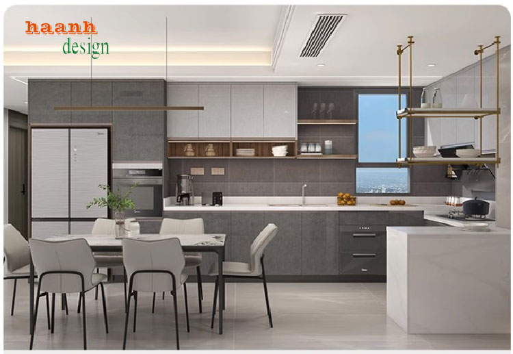 tủ bếp công nghiệp