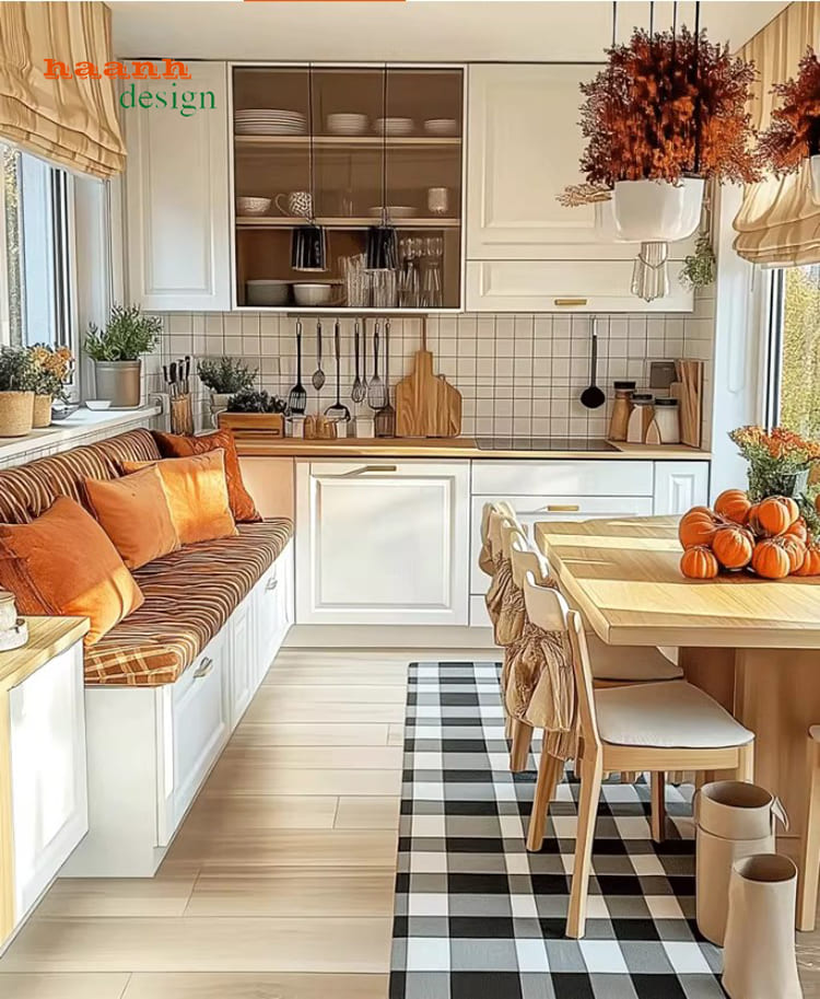 bếp gỗ công nghiệp hiện đại