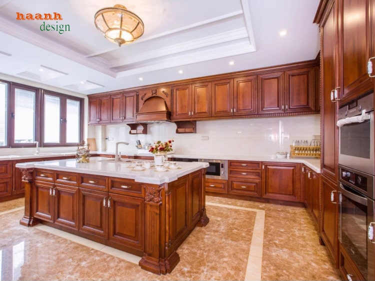 bếp gỗ tự nhiên