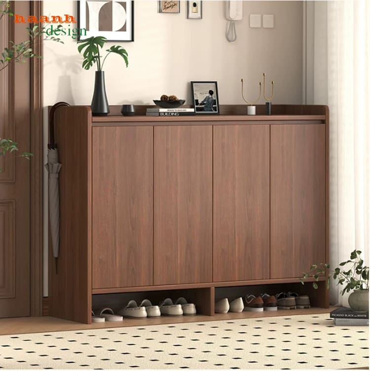 Tủ đựng giày đẹp cho phòng khách hiện đại