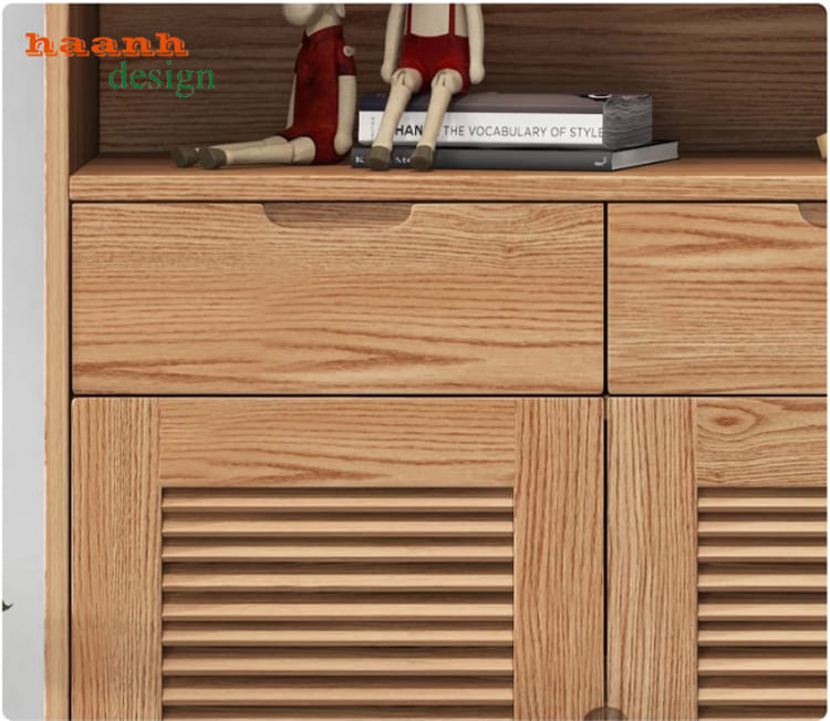 Khoang mở và ngăn kéo TGH 014 Chi tiết khoang mở và ngăn kéo của tủ TGH 014