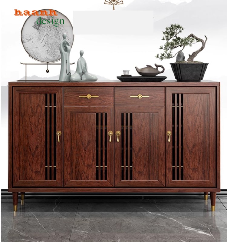 tủ đựng giày gỗ sồi cao cấp