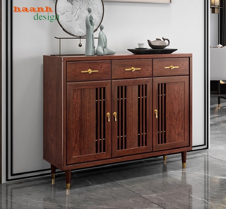 mẫu tủ dép bằng gỗ hiện đại