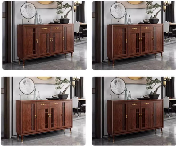 tủ giày gỗ sồi hiện đại