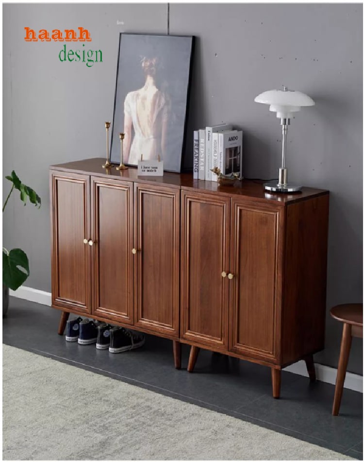 Tủ giày dép gỗ tự nhiên