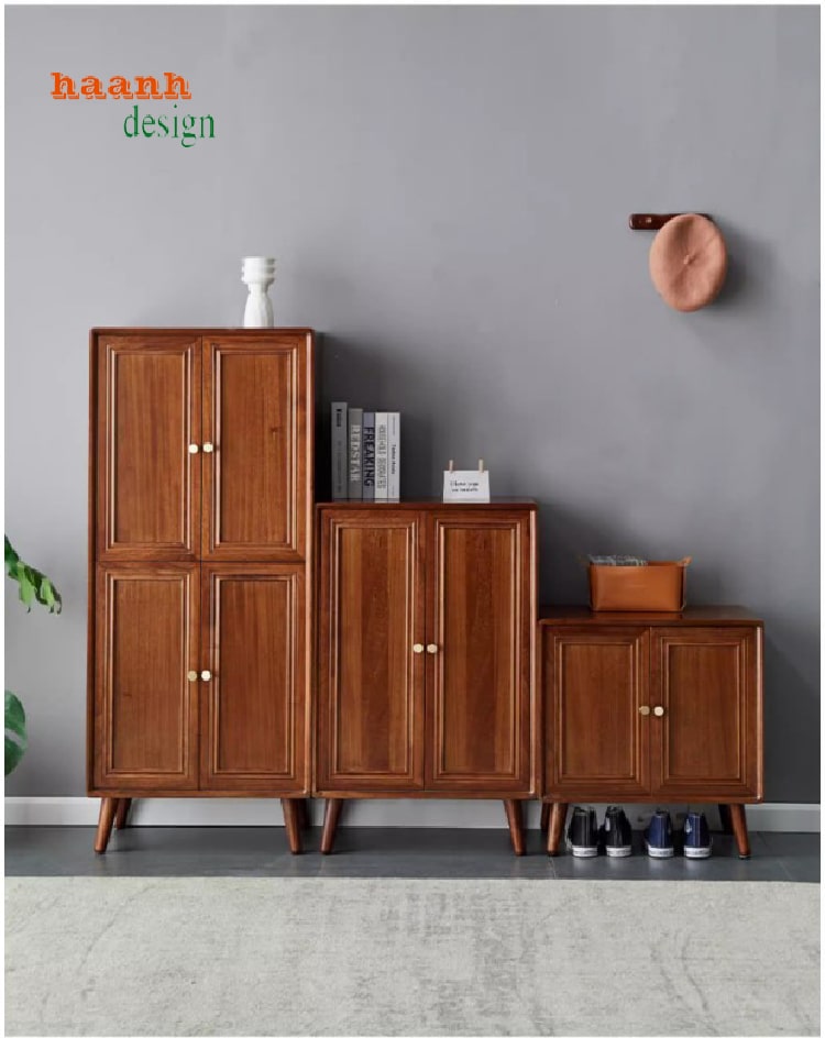 Tủ giày dép gỗ tự nhiên