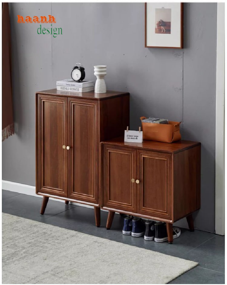 Tủ giày dép gỗ tự nhiên