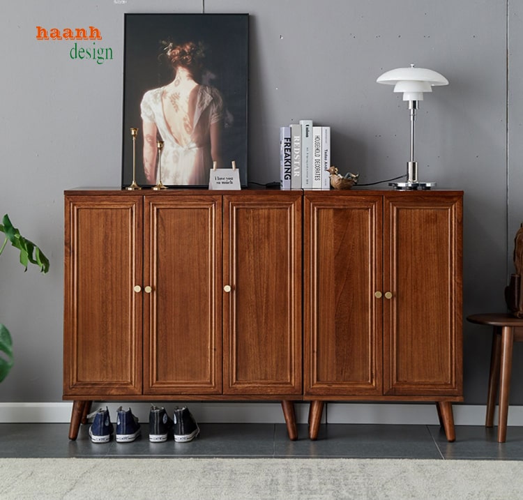 Tủ giày dép gỗ tự nhiên