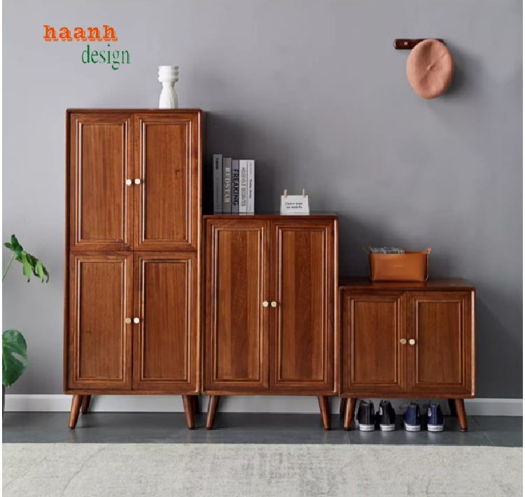 Tủ giày dép gỗ tự nhiên