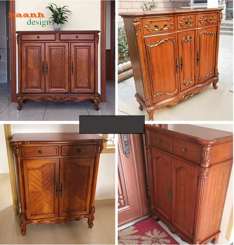 Các góc nhìn tủ giày TGT 006 Các góc nhìn tủ giày TGT 006 màu nâu