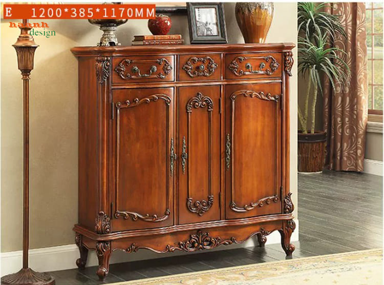 Phương án 1200 x 385 x 1170 mm Tủ giày TGT 006 phương án 1200 x 385 x 1170 mm