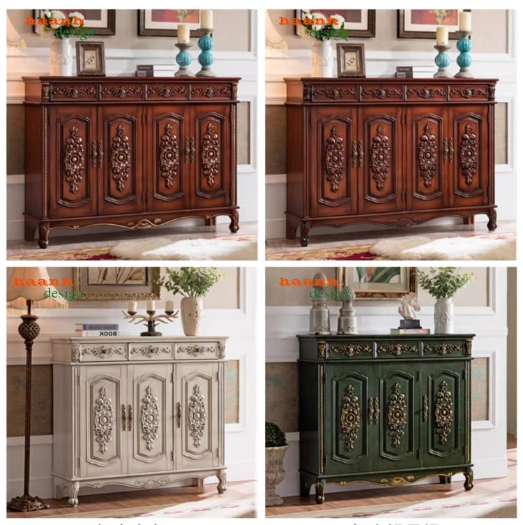 Tủ giày dép tân cổ điển