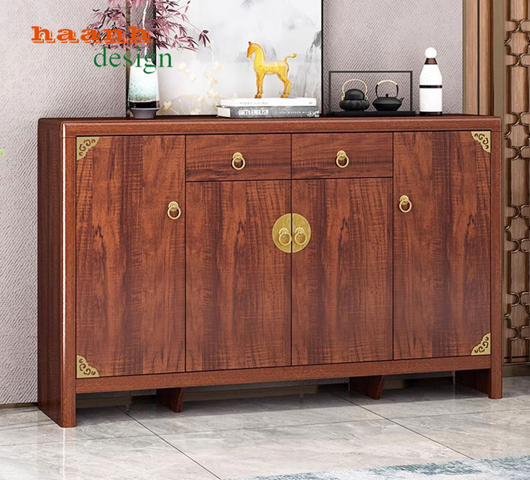 Tủ giầy dép gỗ tự nhiên đời minh