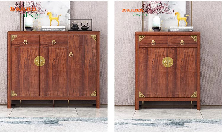 Tủ giầy dép gỗ tự nhiên đời minh
