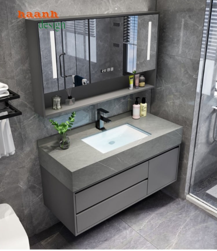 Tủ phòng tắm gỗ công nghiệp