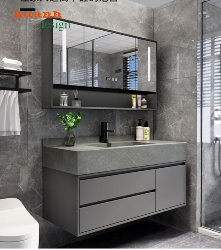 Tủ phòng tắm gỗ công nghiệp