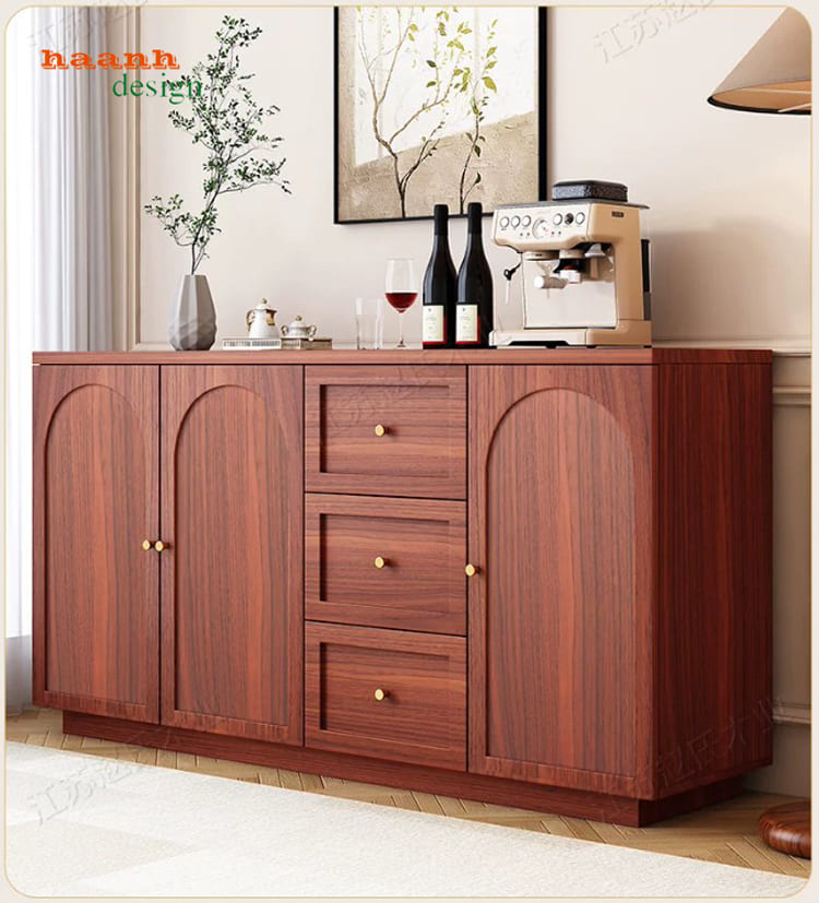 tủ đựng đồ nhà bếp hiện đại cánh mây