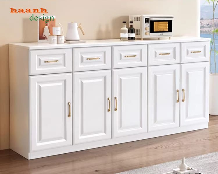 tủ đựng đồ nhà bếp gỗ công nghiệp đẹp