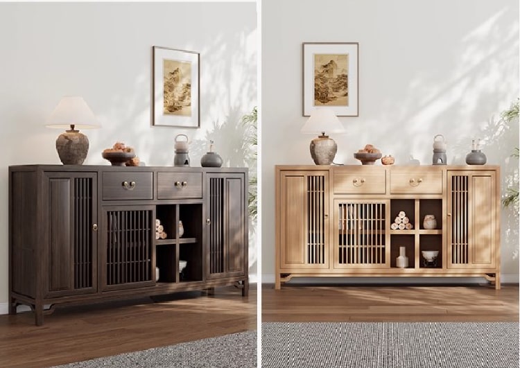 mẫu tủ gỗ phòng bếp đẹp và tiện nghi
