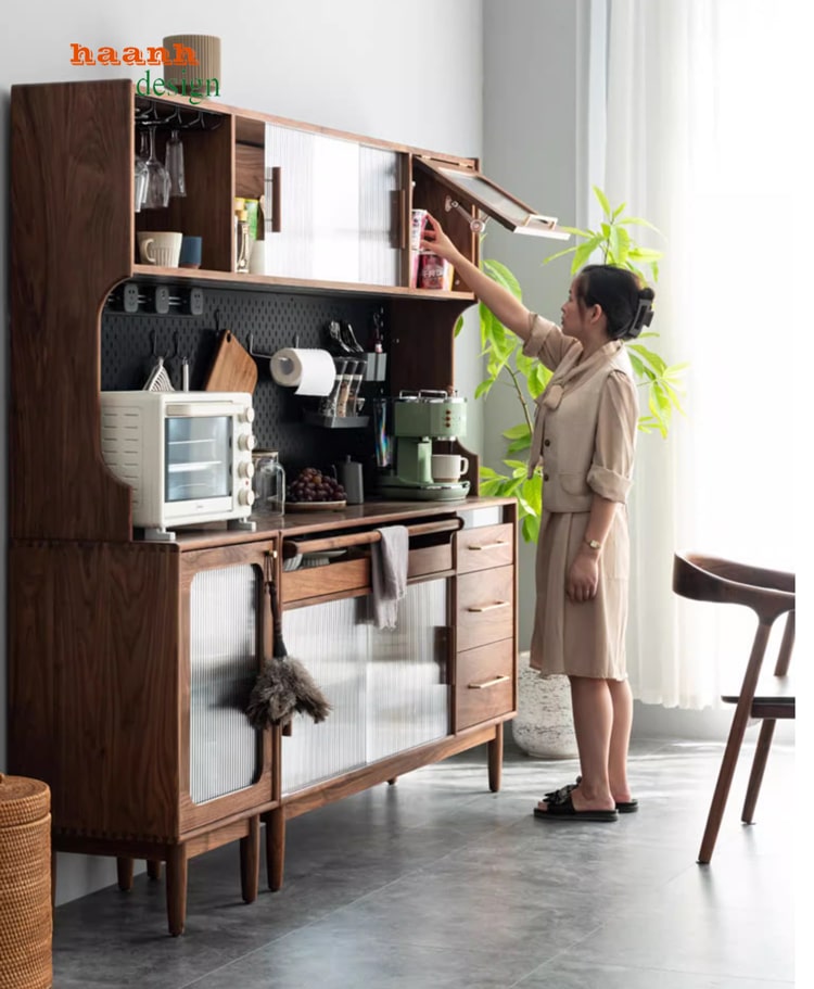 Tủ lưu trữ phòng bếp gia đình