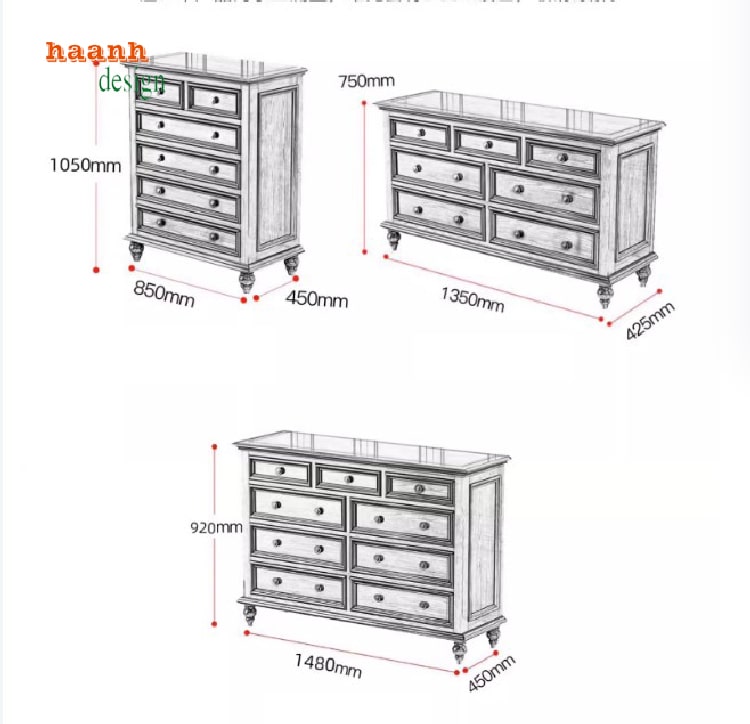 tủ ngăn kéo đựng quần áo