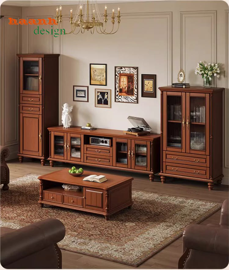 mẫu tủ rượu đẹp bằng gỗ hiện đại phòng khách