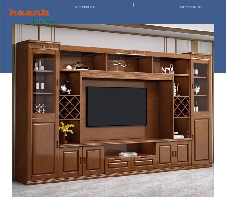 Tủ gỗ phòng khách