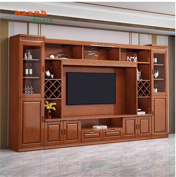 Tủ gỗ phòng khách