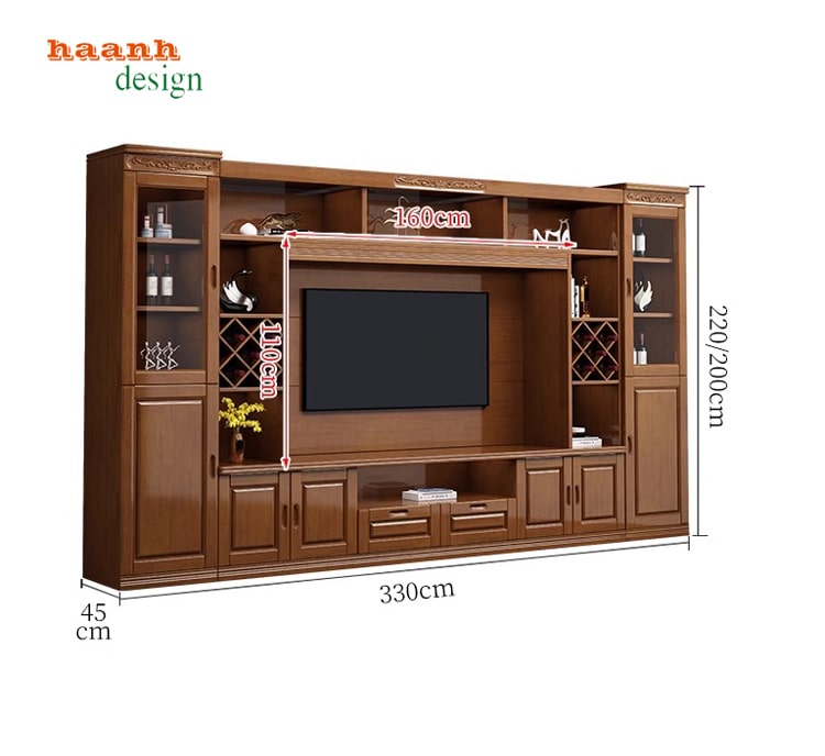 Tủ gỗ phòng khách