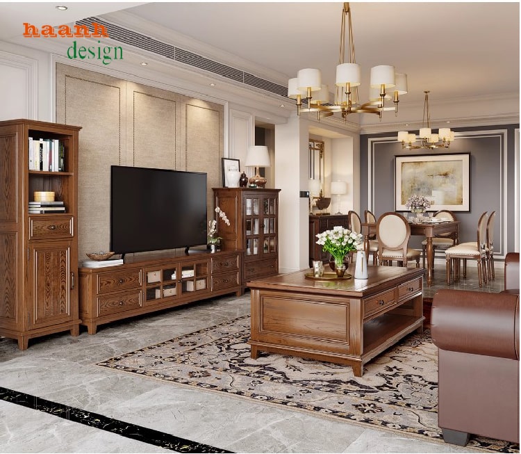 tủ gỗ phòng khách