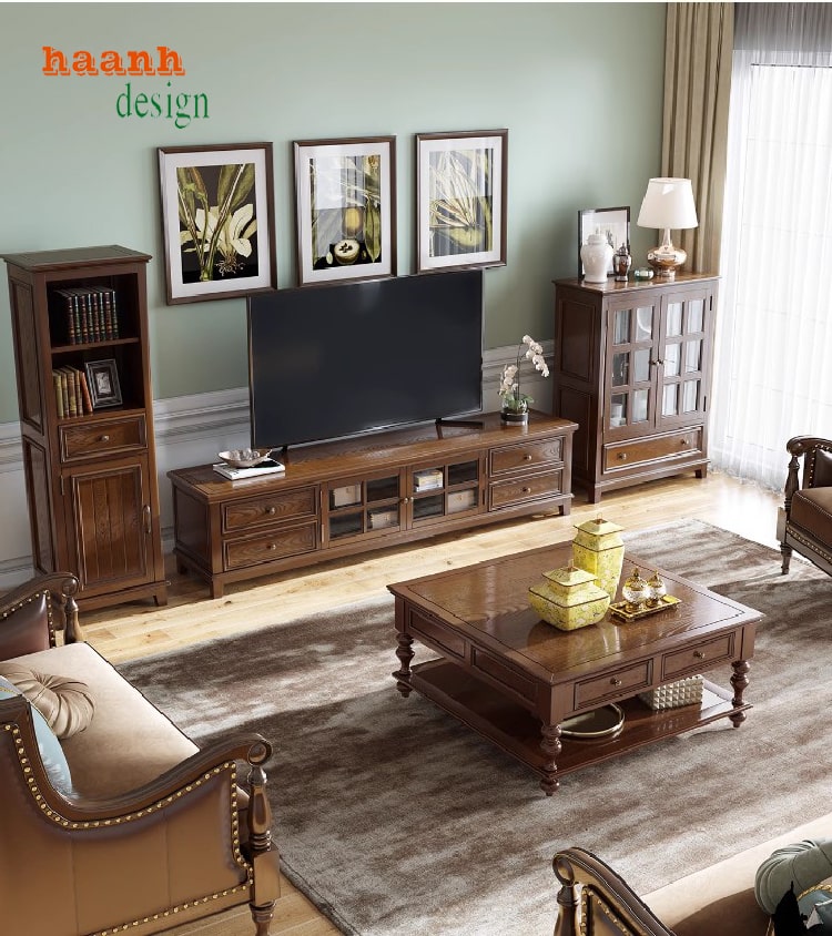 tủ gỗ phòng khách