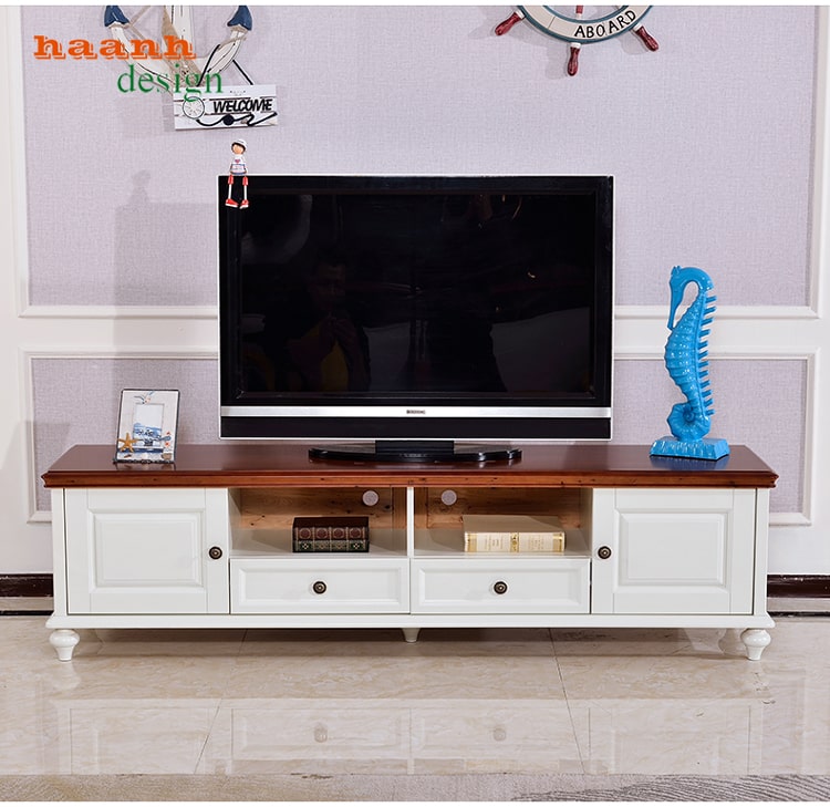 Tủ trang trí phòng khách gỗ tự nhiên