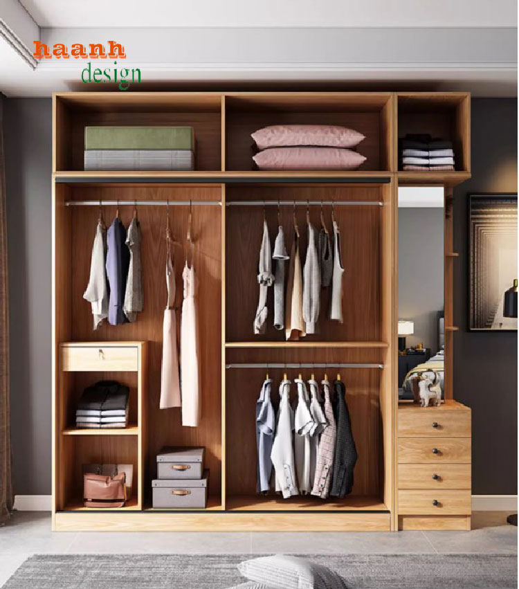tủ áo cánh kính cửa lùa