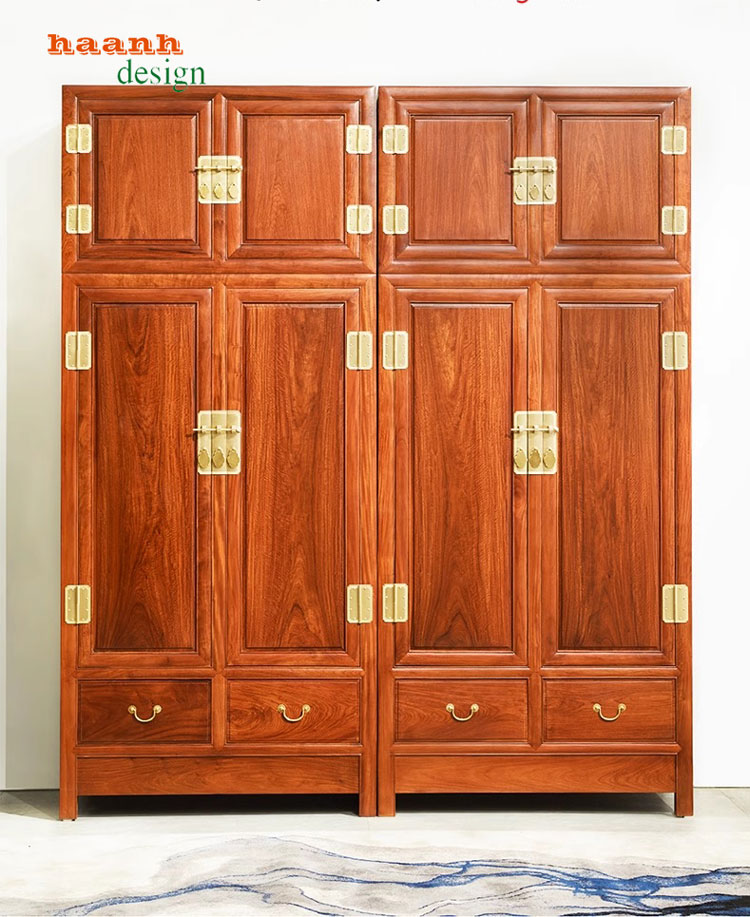 Tủ áo đời minh gỗ tự nhiên