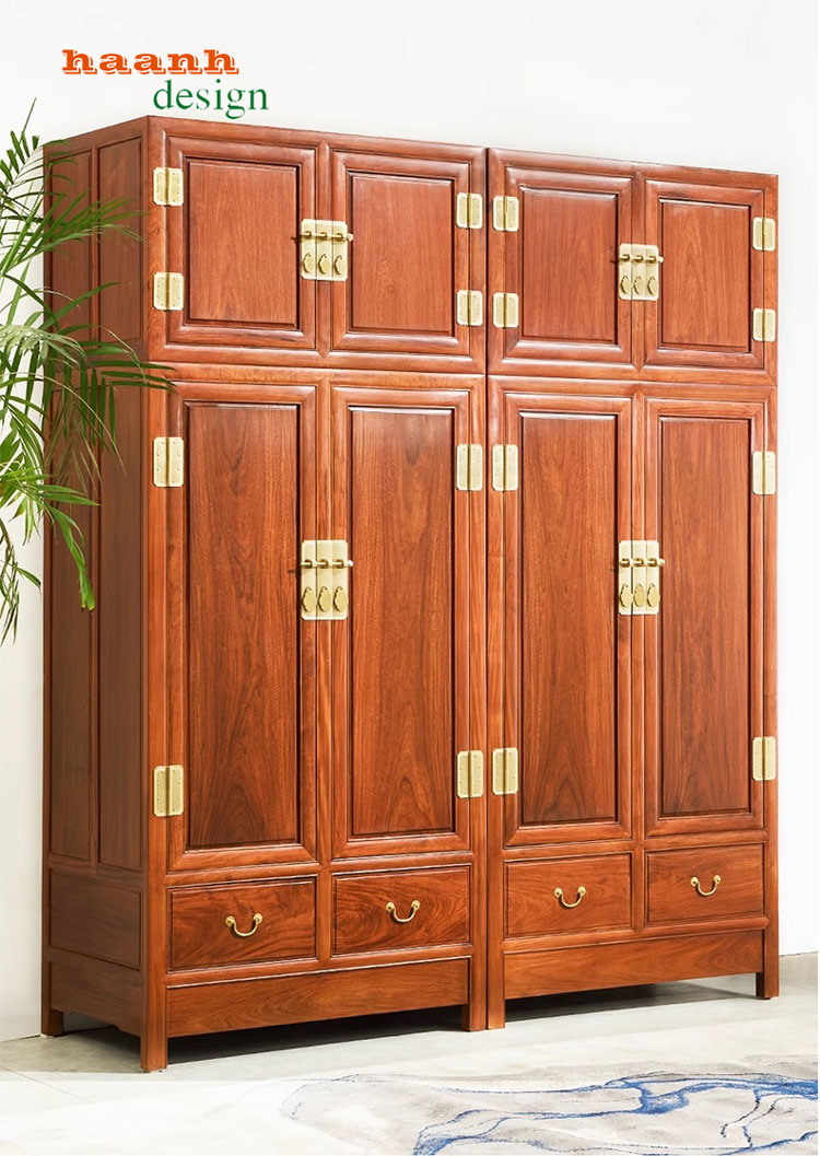 Tủ áo đời minh gỗ tự nhiên
