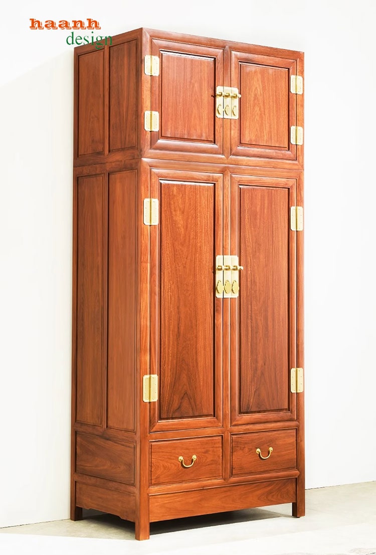 Tủ áo đời minh gỗ tự nhiên