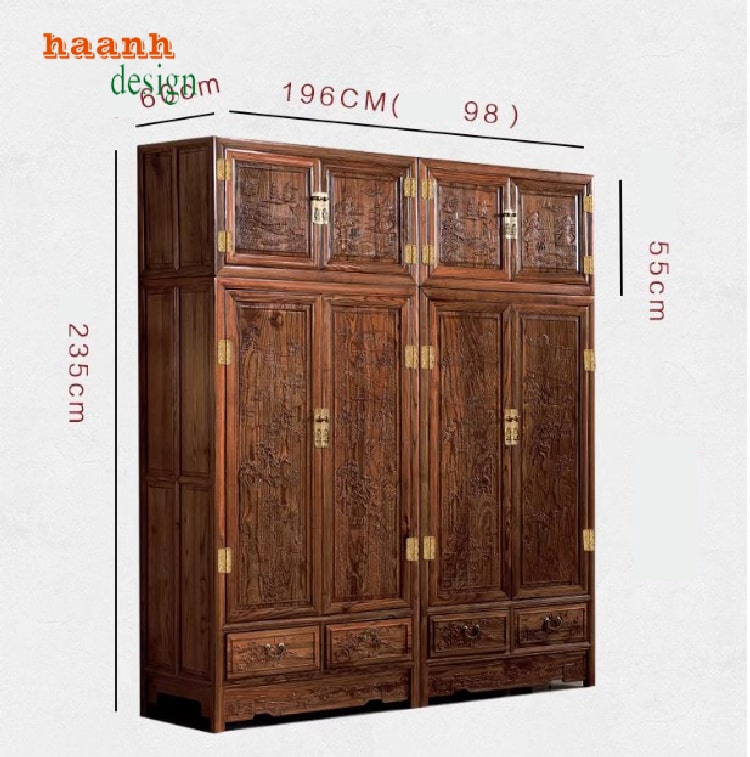 tủ quần áo giả cổ