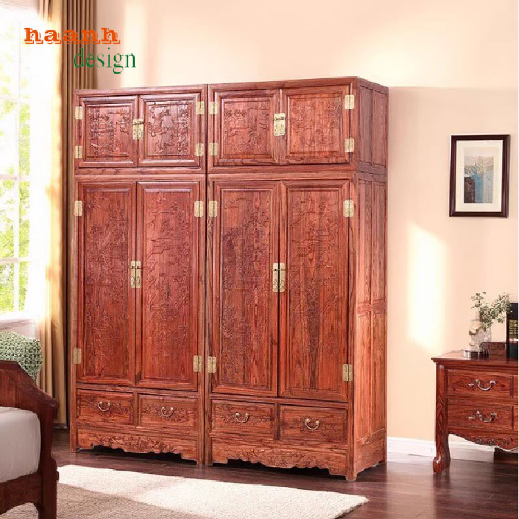 tủ quần áo gỗ tự nhiên