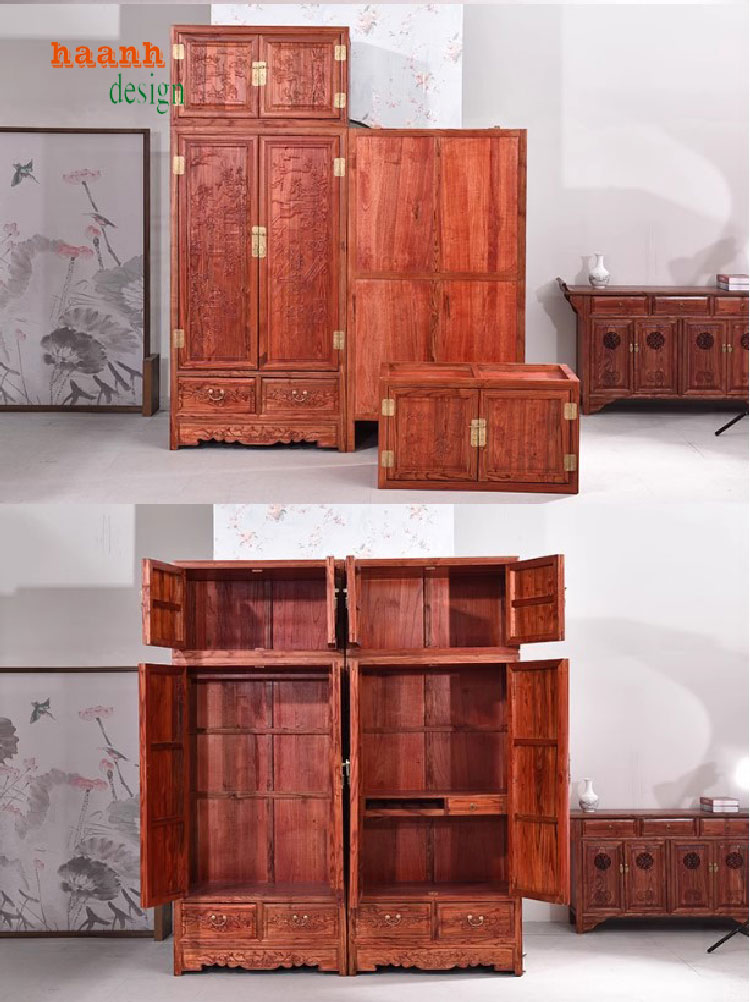 tủ quần áo gỗ tự nhiên