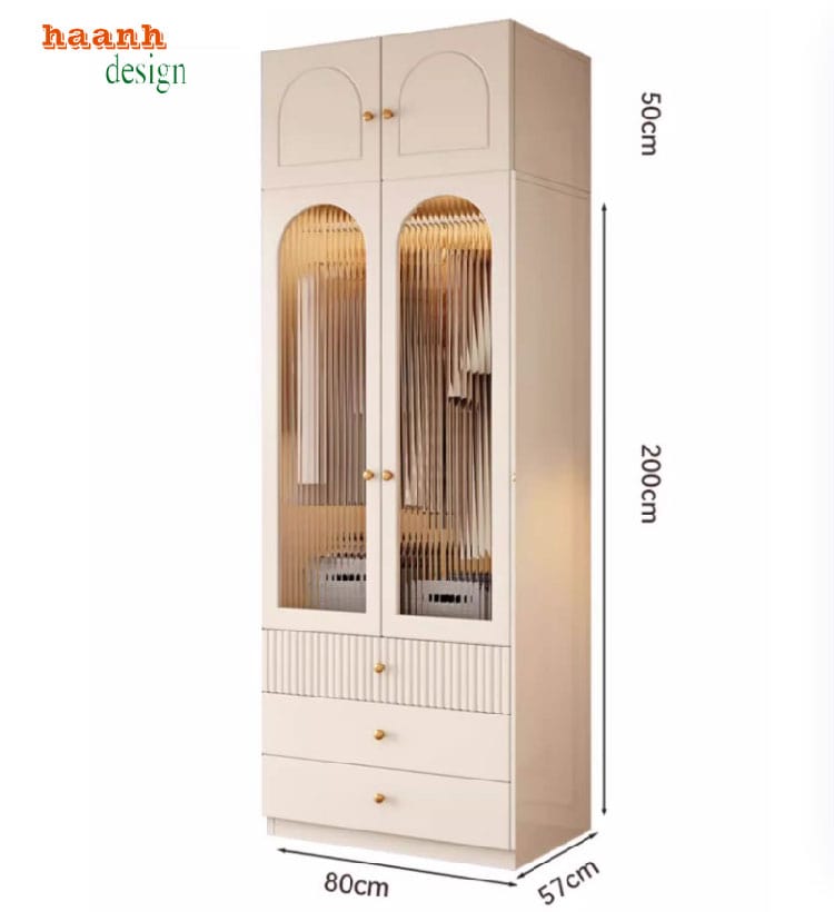tủ áo gỗ công nghiệp gia đình
