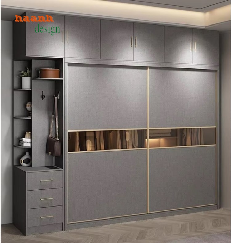 Chất liệu gỗ công nghiệp cao cấp dùng cho tủ quần áo gia đình