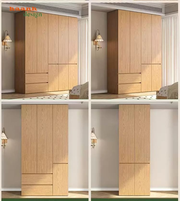 tủ áo gỗ công nghiệp đẹp hiện đại
