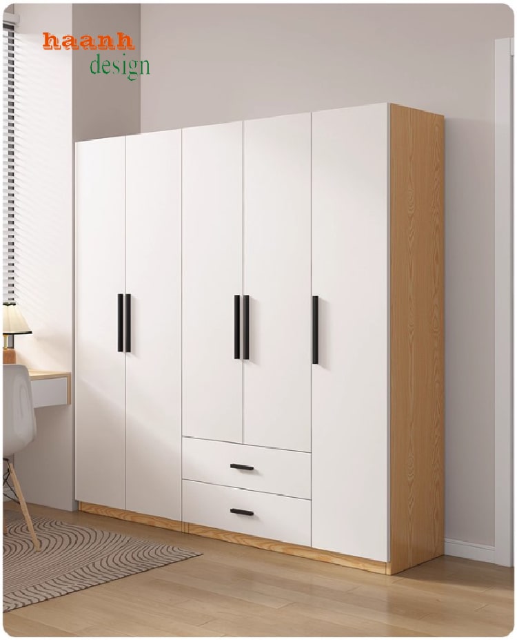 tủ quần áo gỗ công nghiệp hiện đại 3 cánh