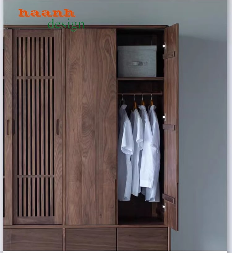 Tủ Quần Áo Gỗ Óc Chó