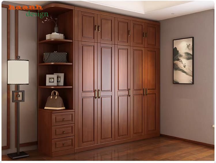 tủ áo gỗ xoan đào cao cấp