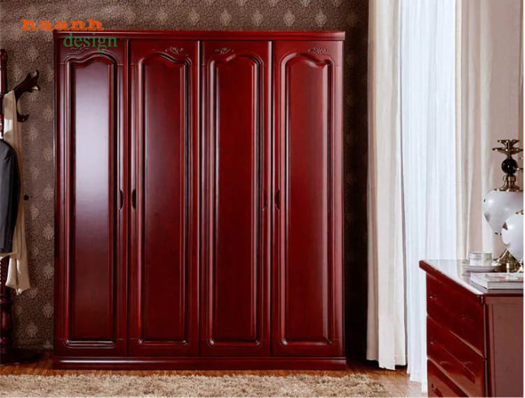 Tủ quần áo đẹp phong cách Trung Quốc