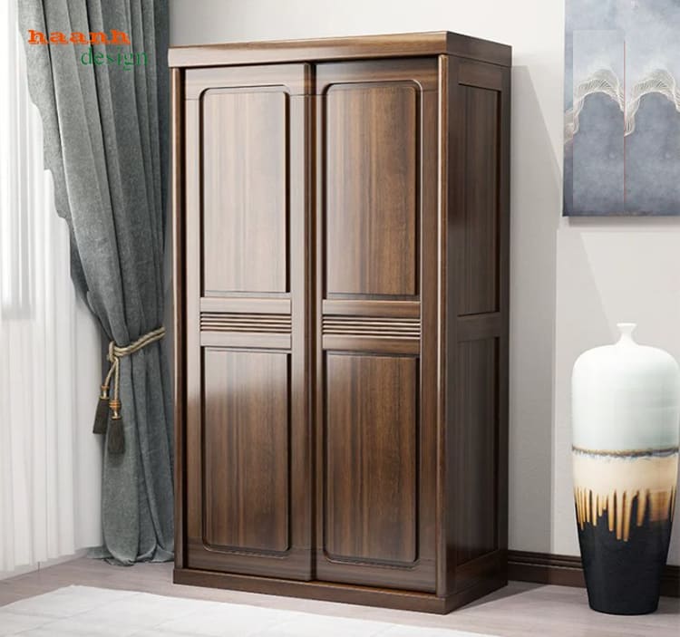 Tủ quần áo gỗ óc chó-TAH 015