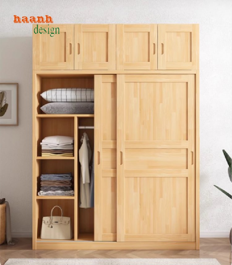 Tủ Quần Áo Gỗ Sồi