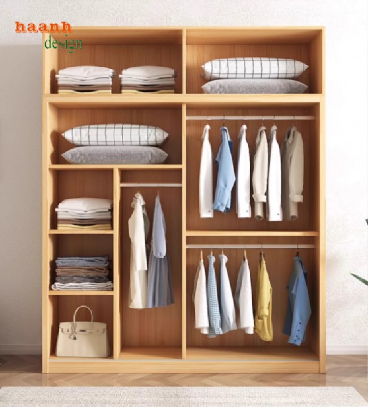 Tủ Quần Áo Gỗ Sồi